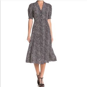 NWT Diane Von Furstenberg 100% Silk Midi Dress